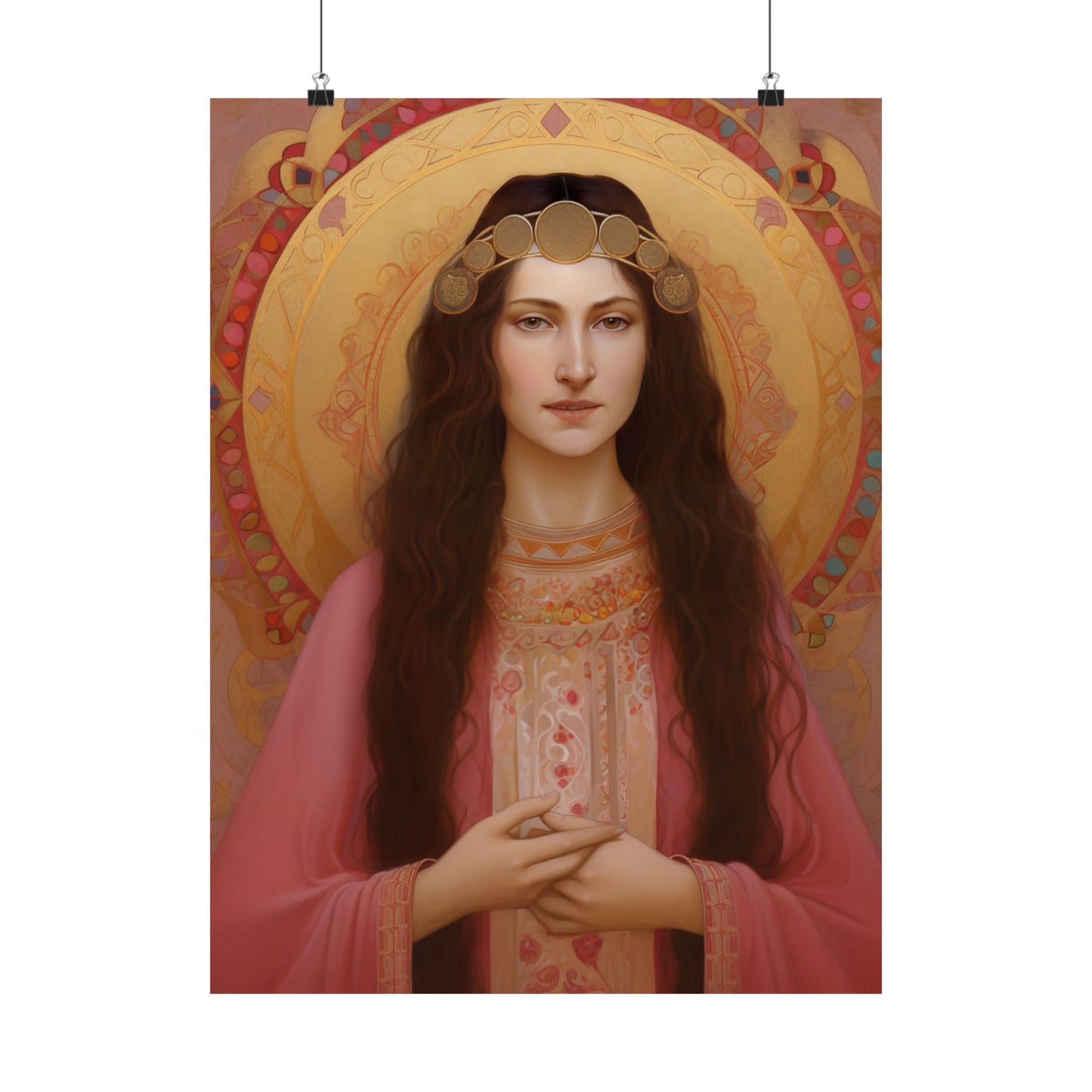 Saint Apollonia Print - Sanctified Souls Print - Multiple Sizes - Premium Matte Vertical Posters