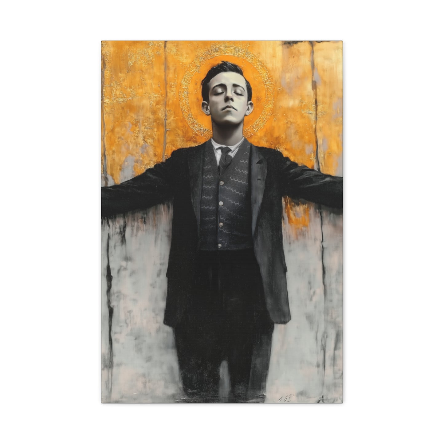 Blessed Miguel Pro- Gallery Wrapped Canvas - Print - Religious Art for your Home - Catholic Saint Art Print - Home Decor - Catholic Art