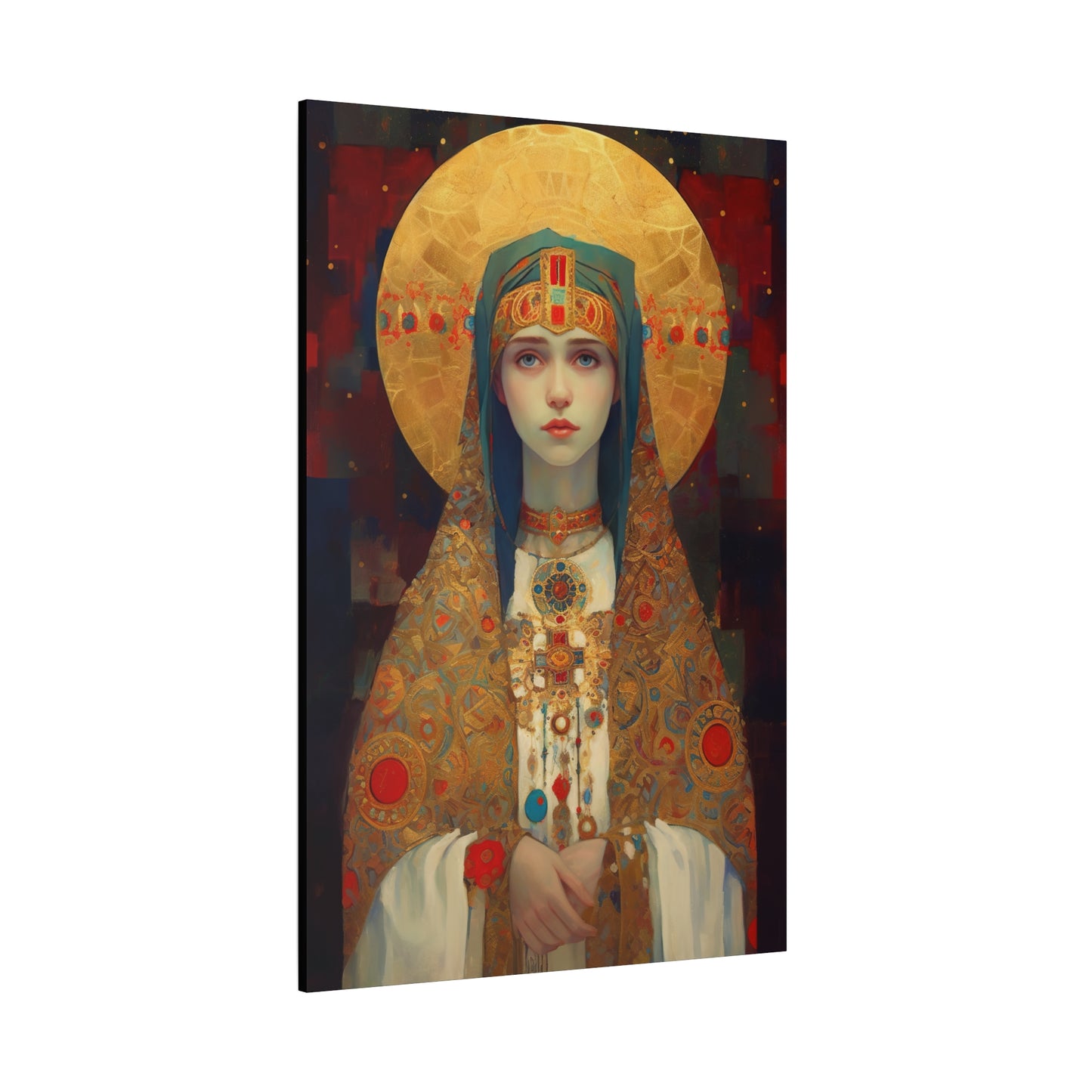 Saint Anastasia of Sirmium - Museum Wrapped Canvas - Sanctified Souls Print - Religious Art for your Home