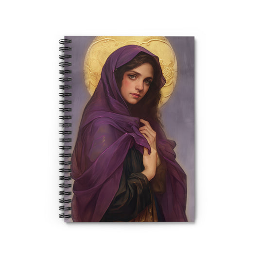 Saint Lydia Purpuraria / Lydia of Thyatira Sanctified Souls Art - Religious - Spiral Notebook - Ruled Line - Religious art - Saint Artwork