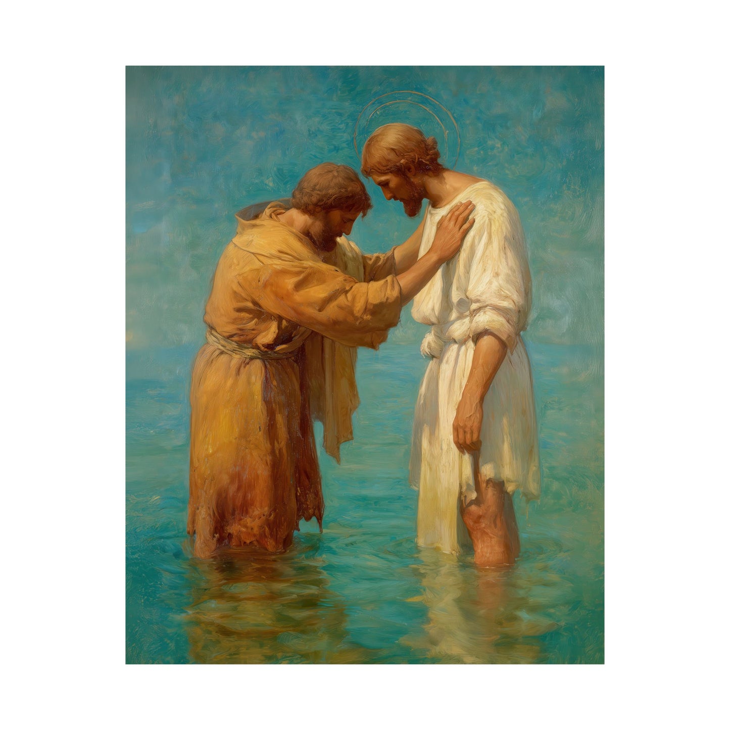 Saint John the Baptist, Servant of the Dawn - Sanctified Souls Print - Multiple Sizes - Premium Matte Vertical Posters