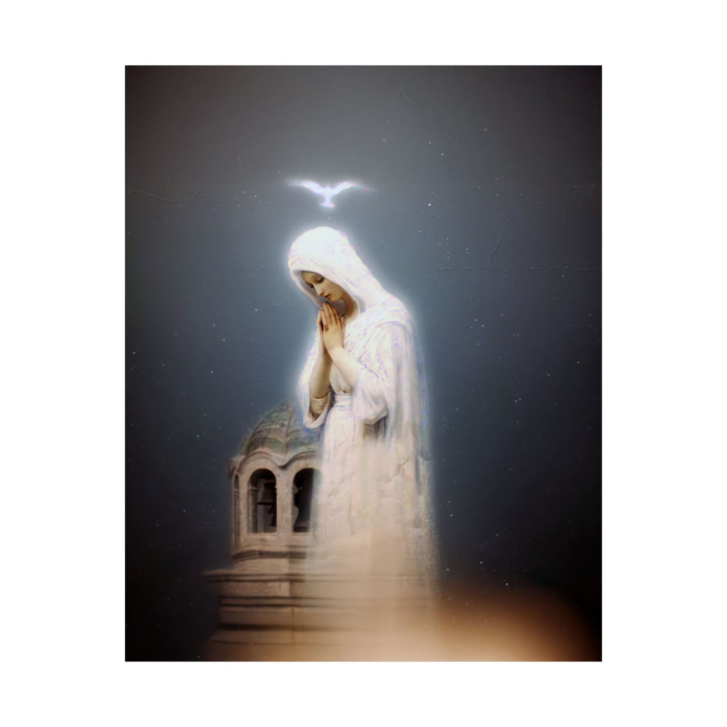 Our Lady of Zeitoun - Mother Mary Print - Marian Art - Sanctified Souls Print - Multiple Sizes - Premium Vertical Posters