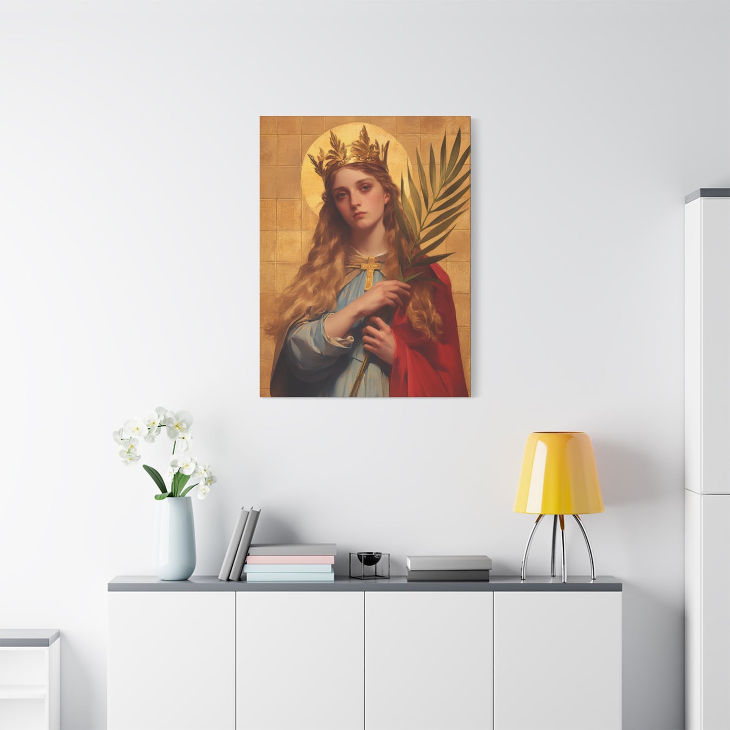 Saint Agrippina - Gallery Wrapped Canvas - Print - Religious Art for your Home - Catholic Art