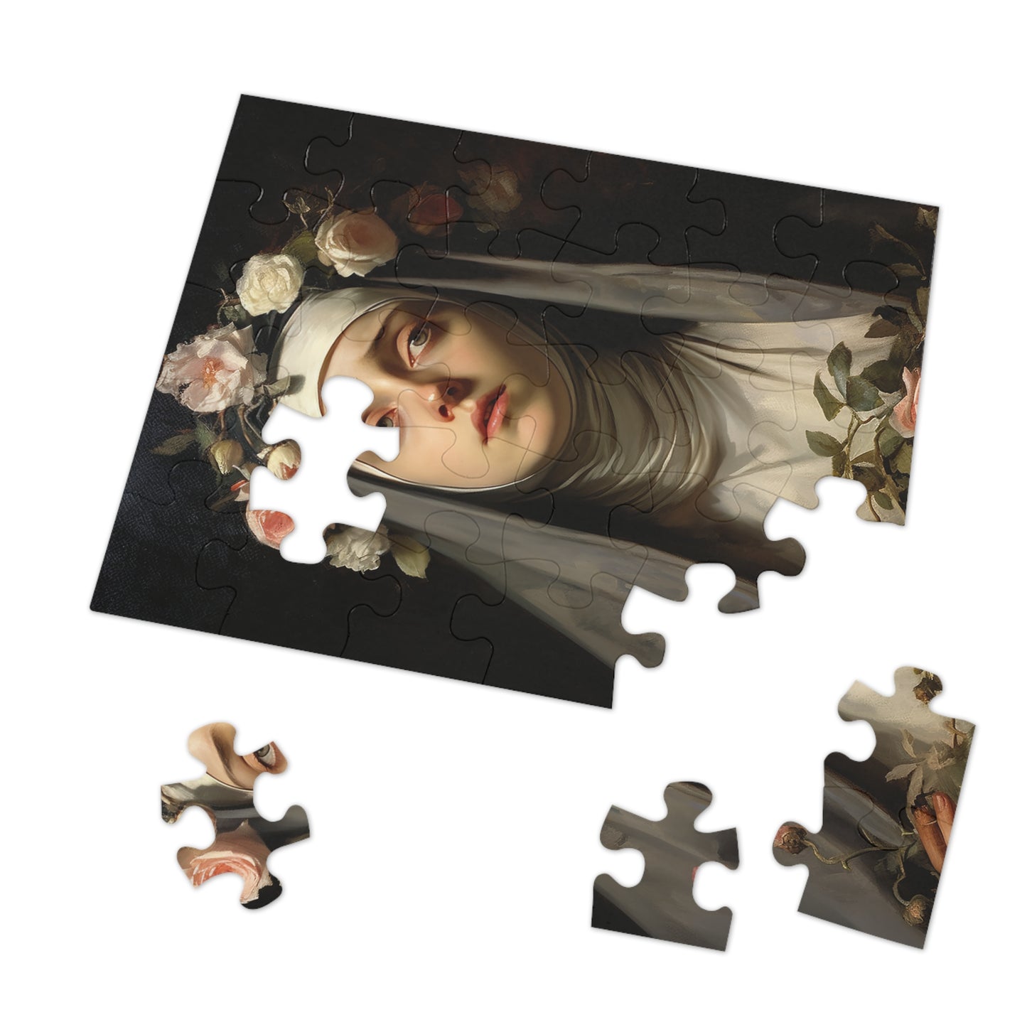 Saint Rose of Lima - Puzzle and Keepsake Tin - Religious Jigsaw Puzzle (30, 110, 252, 500,1000-Piece) - Religious Puzzle