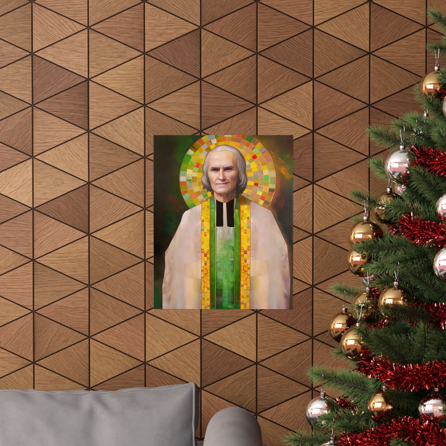 Saint John Vianney - Sanctified Souls Print - Multiple Sizes - Premium Matte Vertical Posters - Catholic Art - Religious Poster