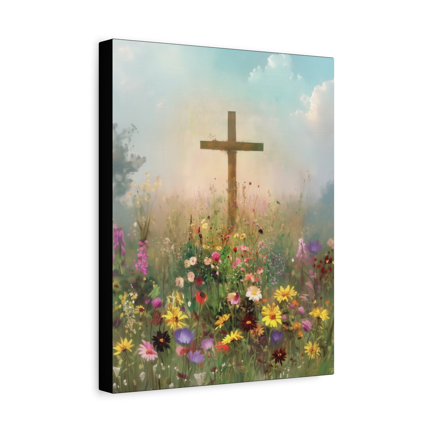 The Cross That Called the Earth to Life - Gallery Wrapped Canvas - Print - Religious Art for your Home - Catholic