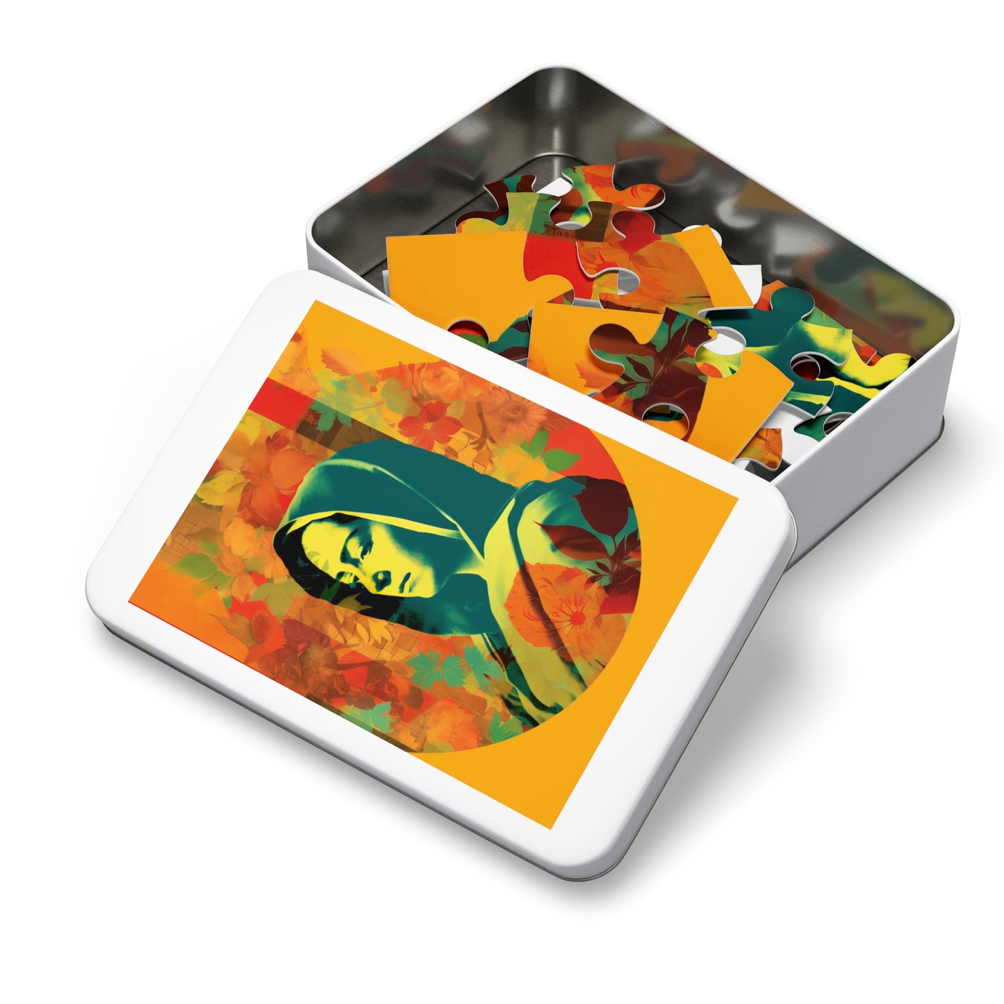 Mary the Blessed Virgin - Puzzle and Keepsake Tin - Religious Jigsaw Puzzle (30, 110, 252, 500,1000-Piece) - Religious Puzzle
