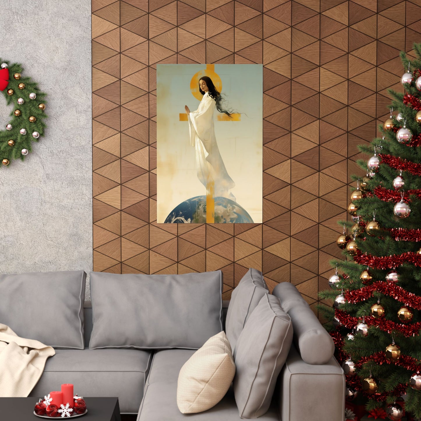 Our Lady of Akita - Mother Mary - Sanctified Souls Print - Multiple Sizes - Premium Matte Vertical Posters