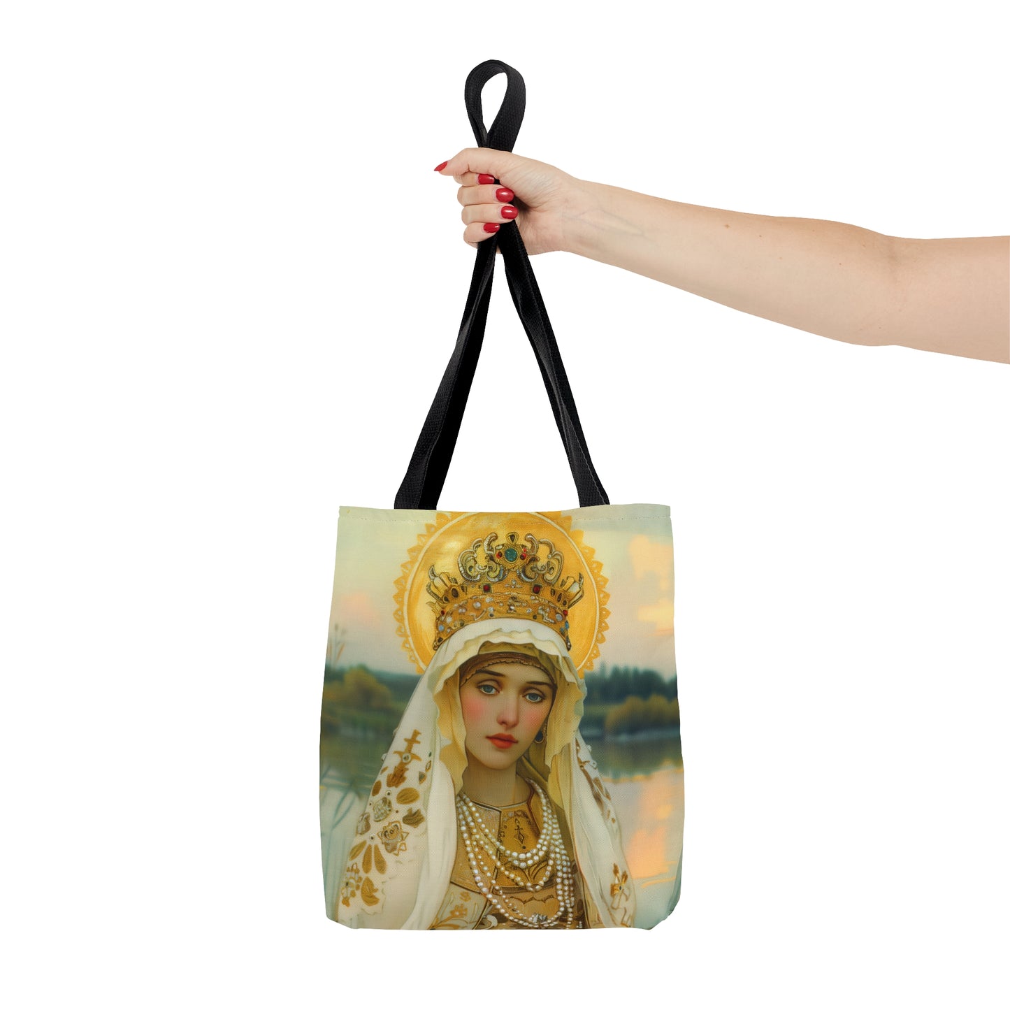 Saint Olga of Kyiv Tote Bag - Large Medium Small Faith Art Bag - Catholic Faith Purse - Religious Carry All