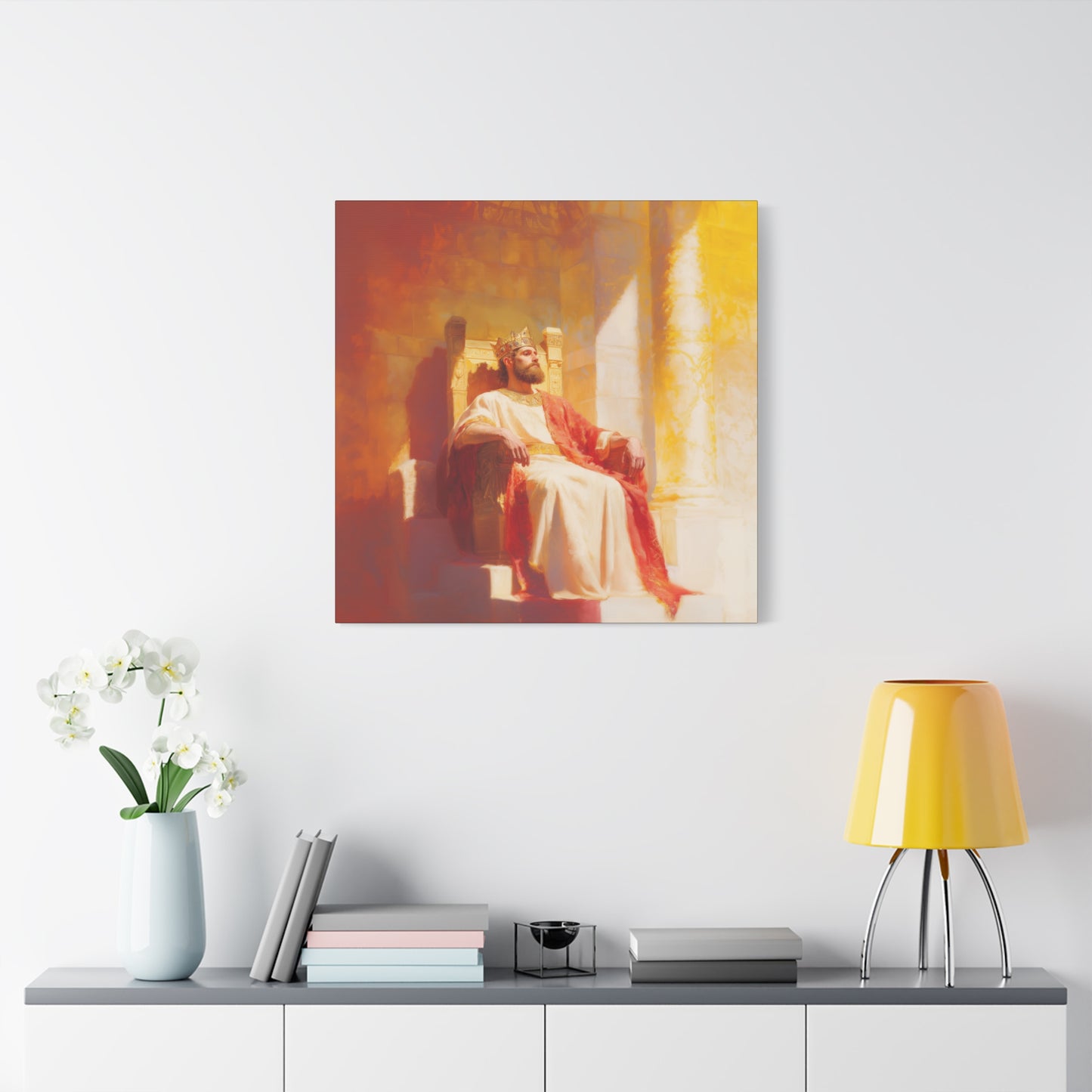 King Solomon: Keeper of God's Understanding - Gallery Wrapped Canvas - Print - Religious Art for your Home - Catholic Art