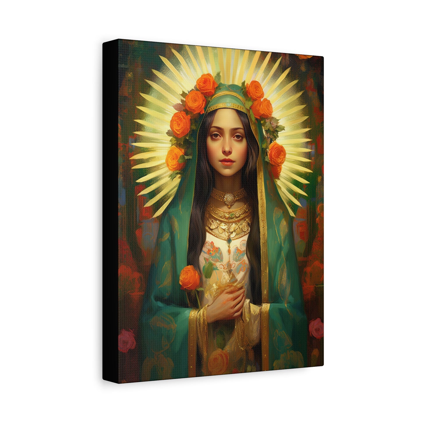 Patroness of Hope Our Lady of Guadalupe Museum Wrapped Canvas Print - Multiple Sizes - Catholic Home art