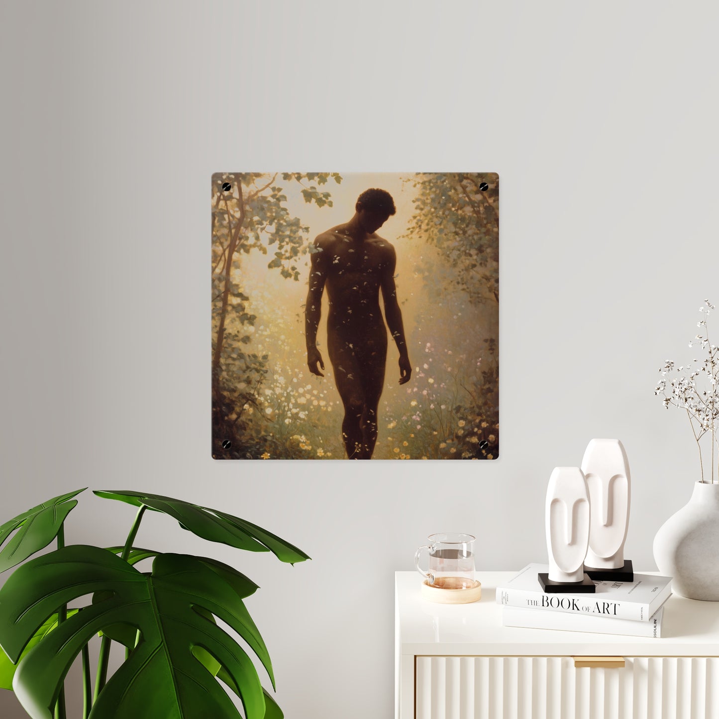Saint Adam Wall Art Panel - Ready to Hang Acrylic Print - Catholic Saint Art - Patron Saint Print - No Frame needed