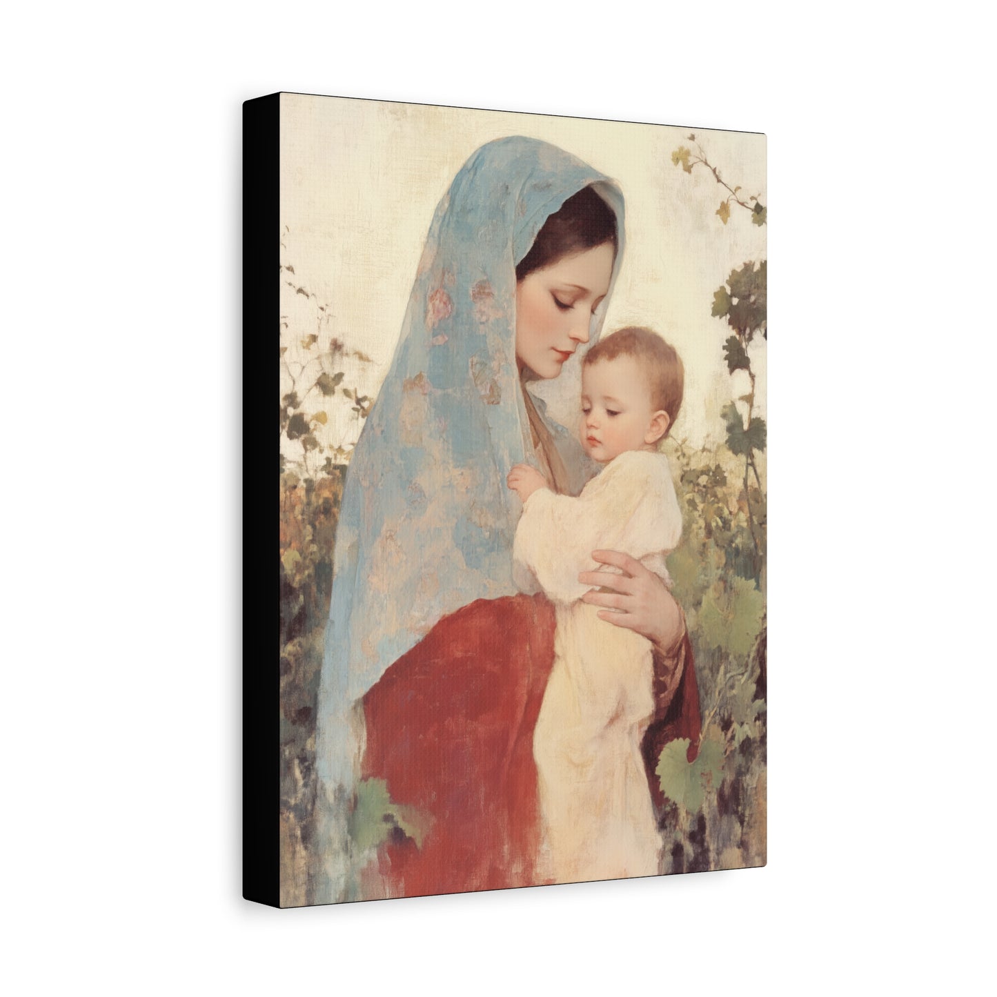 Our Lady of the Grapes / Out Lady of the Harvest - Gallery Wrapped Canvas - Print - Religious Art for your Home - Catholic Art