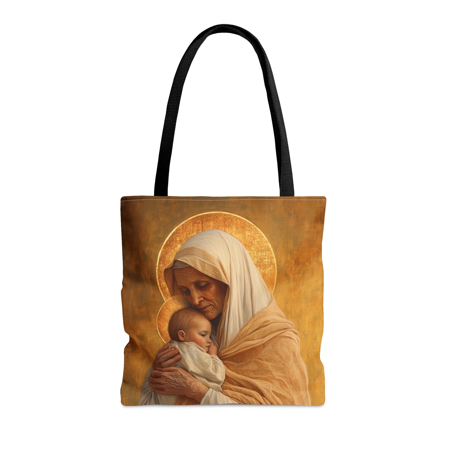 Saint Anna the Prophetess Tote Bag - Large Medium Small Faith Art Bag - Catholic Faith Purse - Religious - Prayer Bag - Devotional Purse