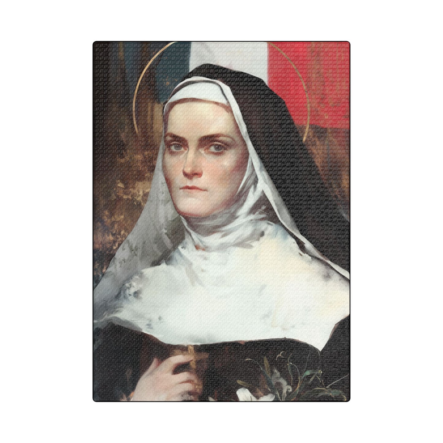 Saint Jeanne-Antide Thouret - Museum Wrapped Canvas - Print - Religious Art for your Home - Christian print - Prayer Room Art - Catholic