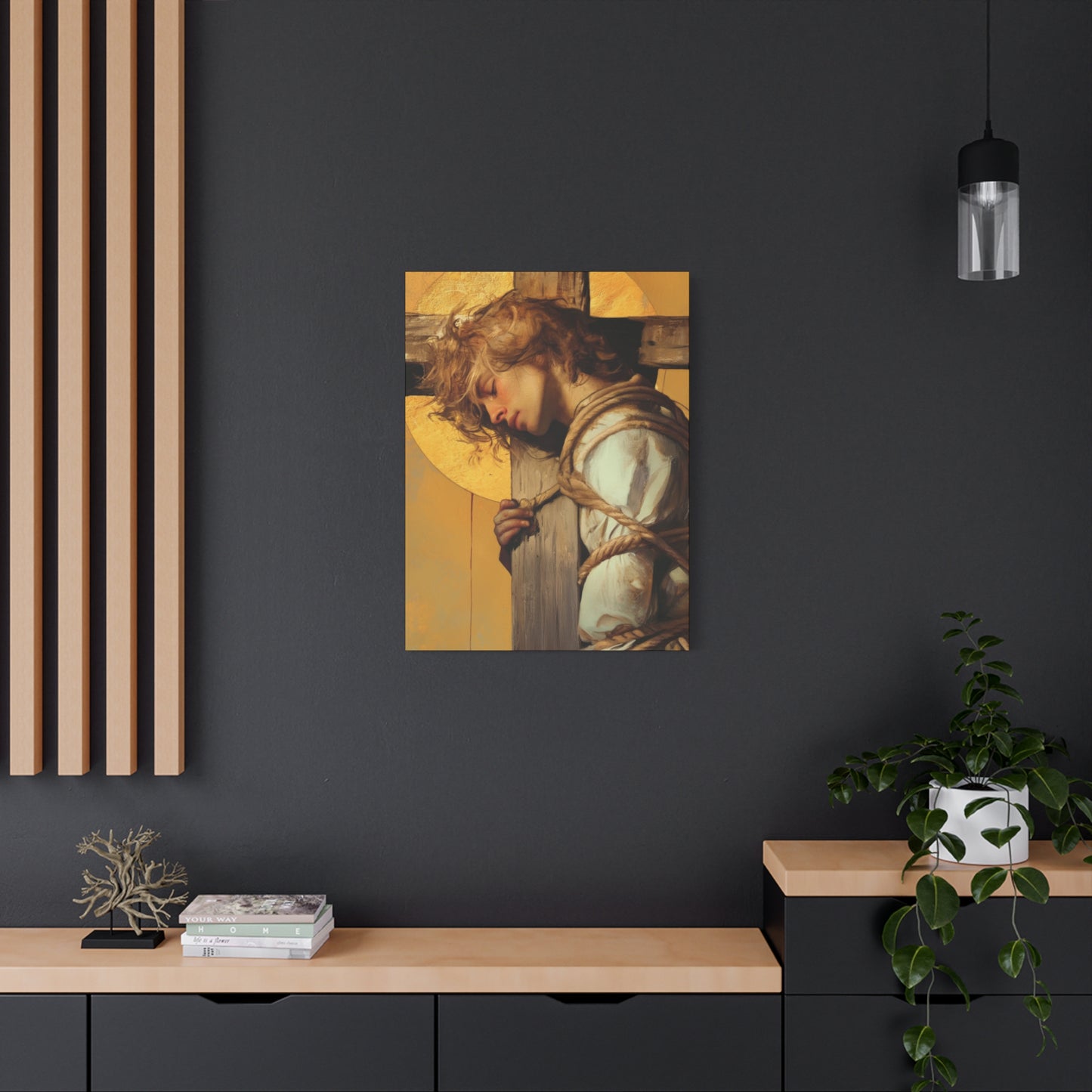 Saint Dismus, The 'Good Thief' - Gallery Wrapped Canvas - Print - Religious Art for your Home - Catholic Art