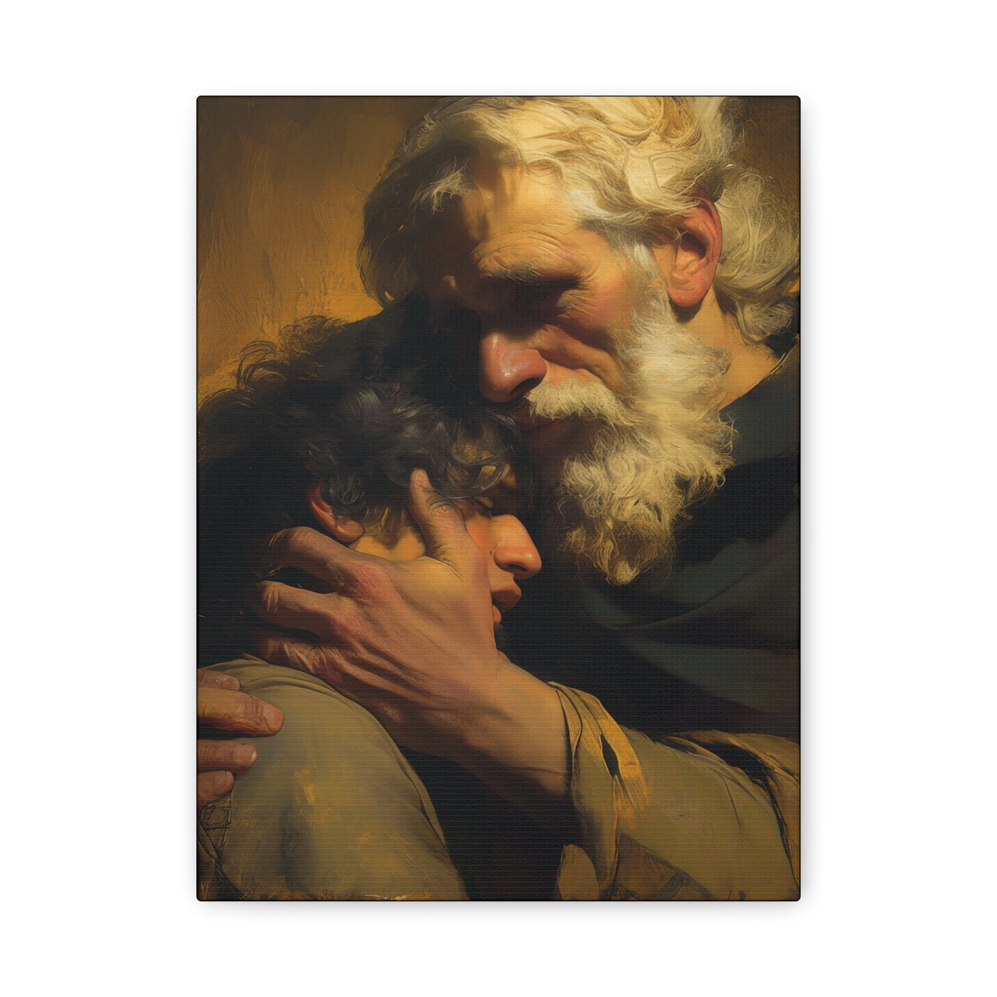 The Return of the Prodigal Son - Gallery Wrapped Canvas - Print - Religious Art for your Home - Catholic Art Print
