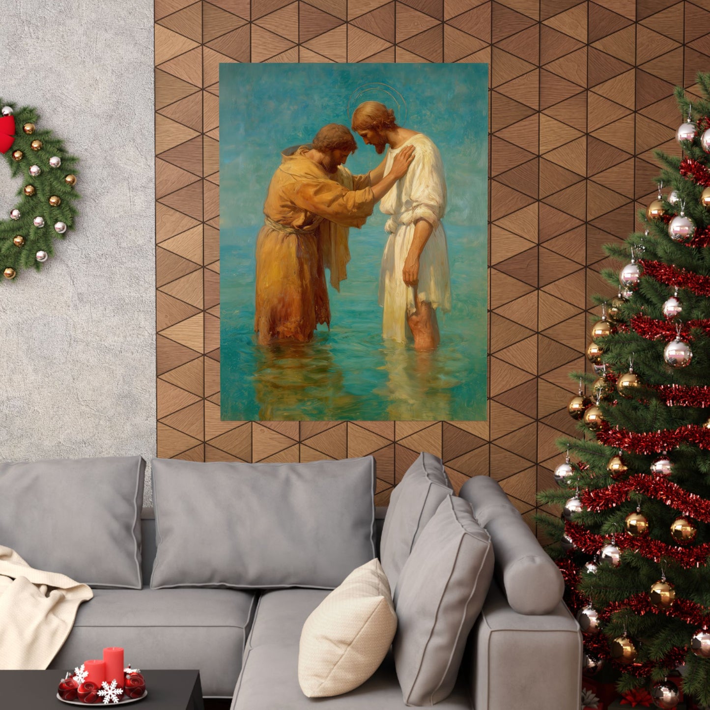 Saint John the Baptist, Servant of the Dawn - Sanctified Souls Print - Multiple Sizes - Premium Matte Vertical Posters