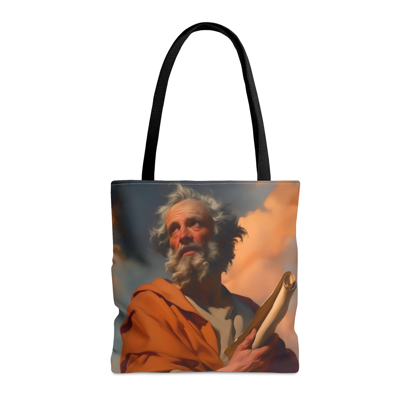 Saint Paul the Apostle Tote Bag - Large Medium Small Faith Art Bag - Catholic Faith Purse - Double Sided