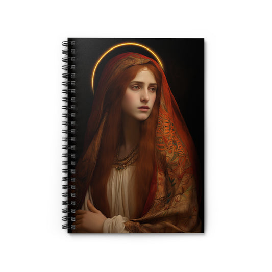 The Beloved Disciple - Mary Magdalene's Devotion - Sanctified Souls Art - Religious Based Notebook - Spiral Notebook - Ruled Line