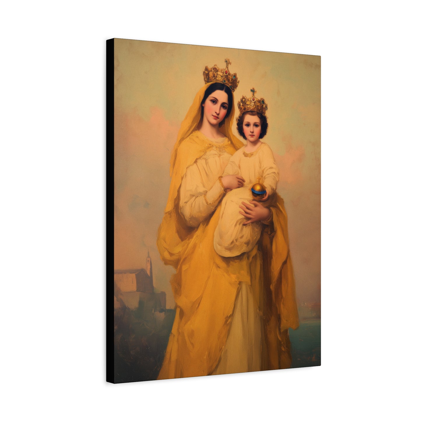 Our Lady of Prompt Succor - Gallery Wrapped Canvas - Print - Religious Art for your Home - Catholic