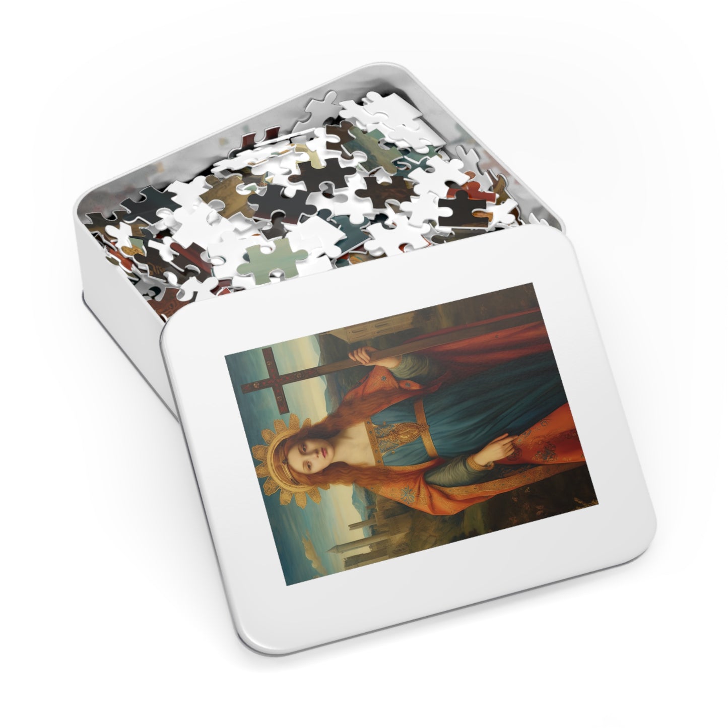 Saint Helena - Puzzle and Keepsake Tin - Religious Jigsaw Puzzle (30, 110, 252, 500,1000-Piece) - Religious Puzzle