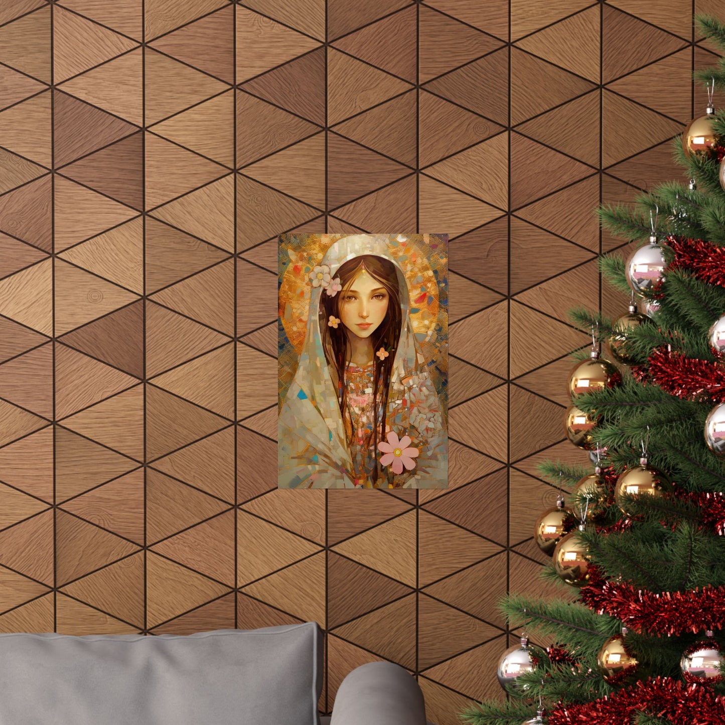 Saint Maria Goretti - Sanctified Souls Print - Multiple Sizes - Premium Matte Vertical Posters