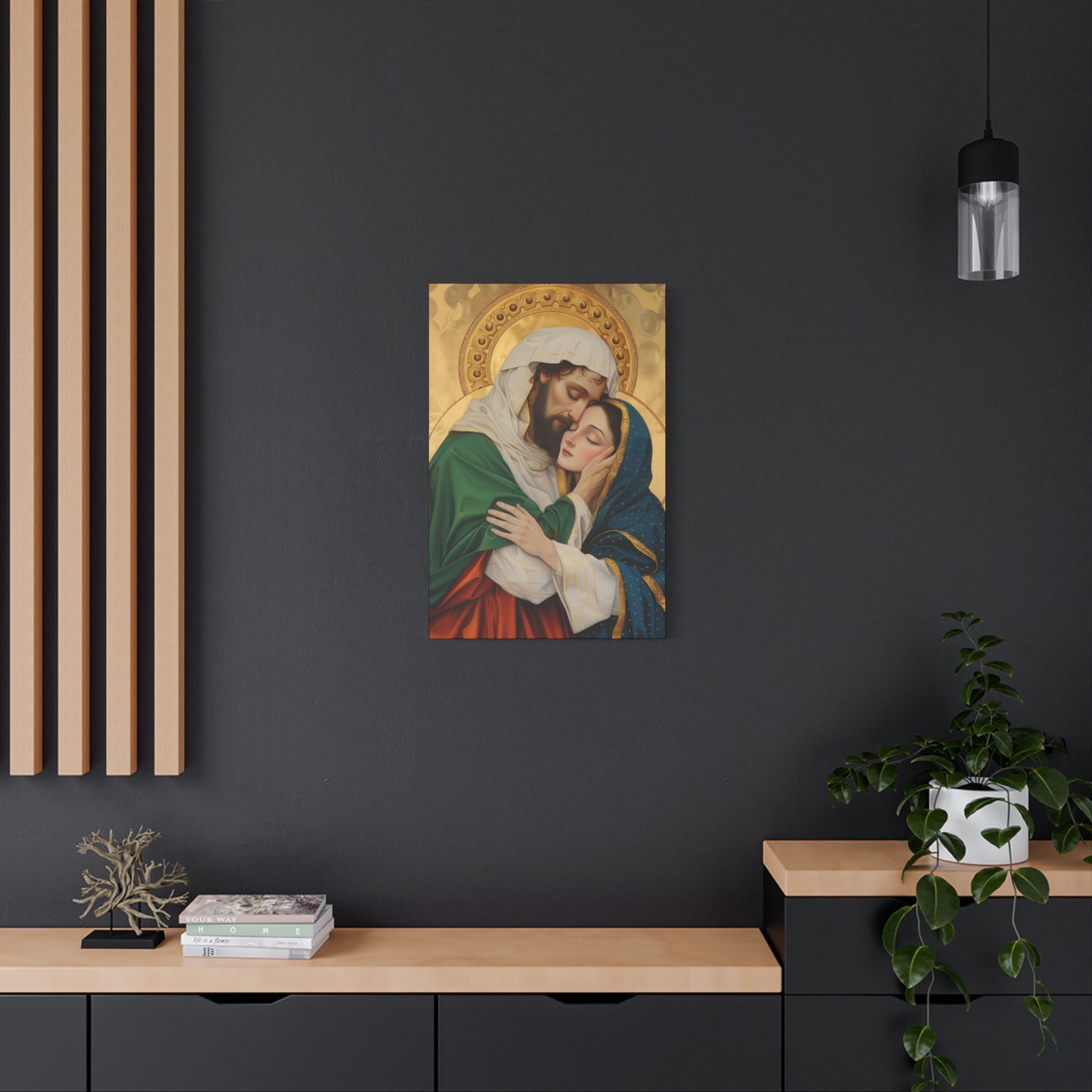 Saints Aquila and Priscilla - Museum Wrapped Canvas - Sanctified Souls Print - Religious Art for your Home - Religious Wall Art - Print