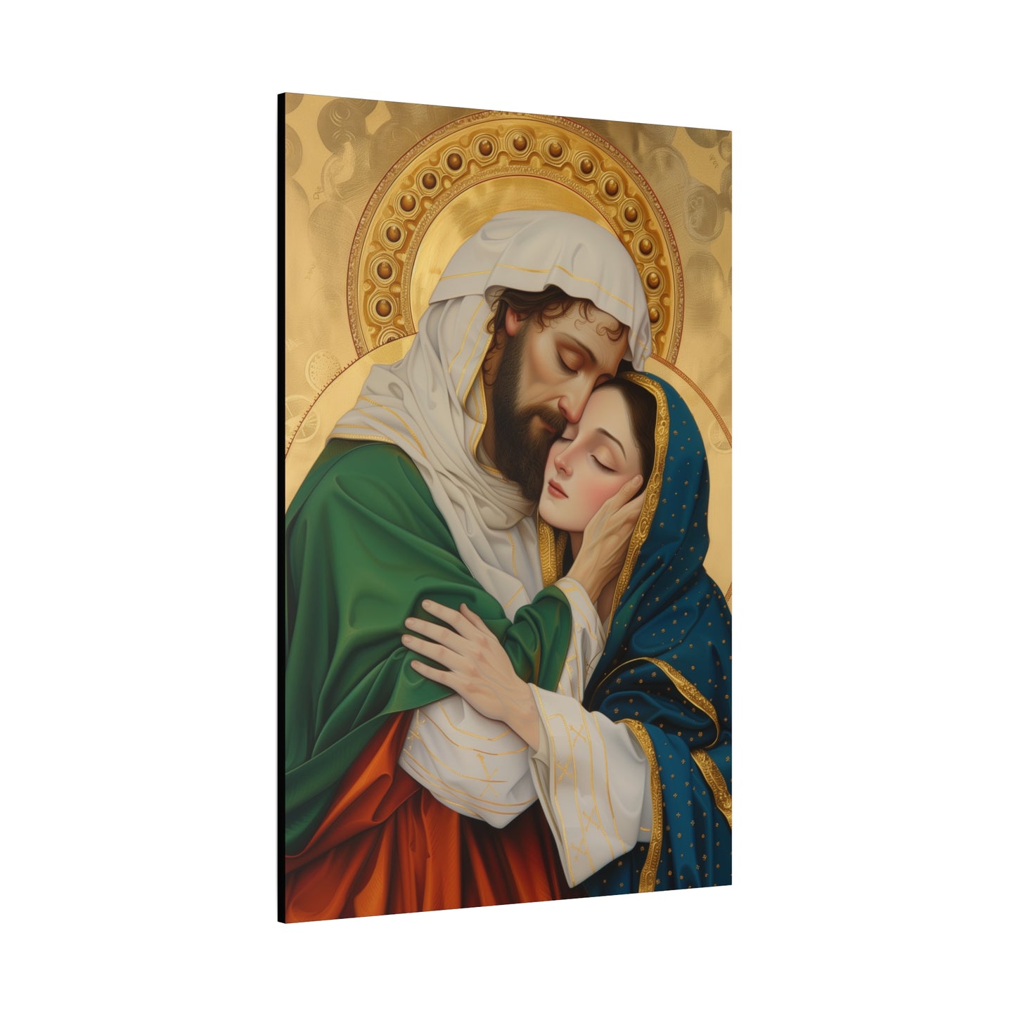 Saints Aquila and Priscilla - Museum Wrapped Canvas - Sanctified Souls Print - Religious Art for your Home - Religious Wall Art - Print