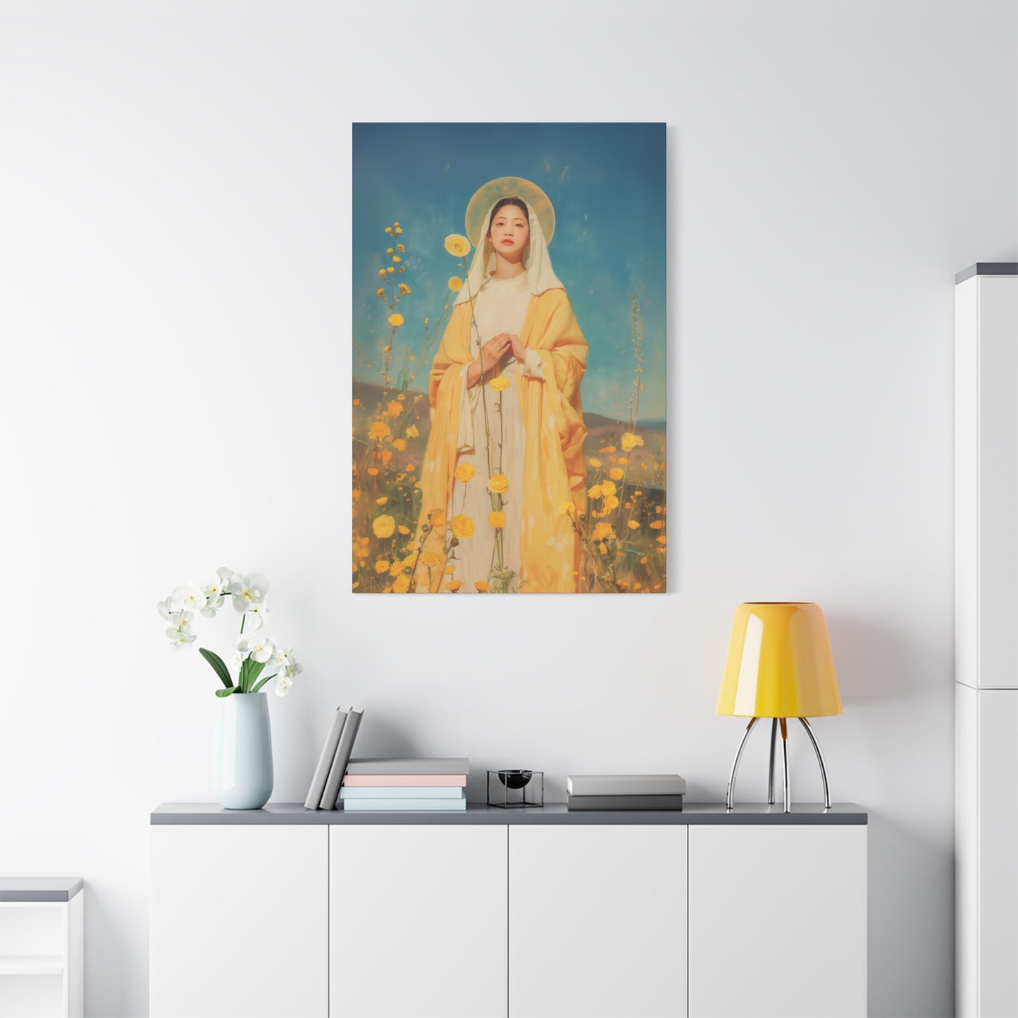 Saint Agatha Lin - Gallery Wrapped Canvas - Print - Religious Art for your Home - Catholic Art