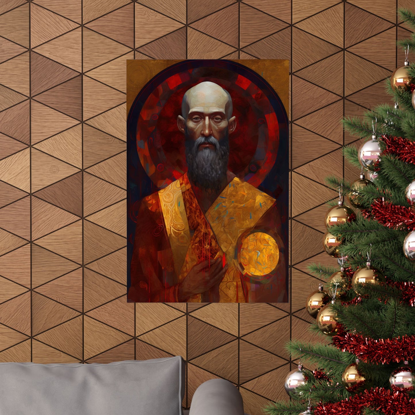 Saint Bartholomew the Apostle - Sanctified Souls Print - Multiple Sizes - Premium Matte Vertical Posters