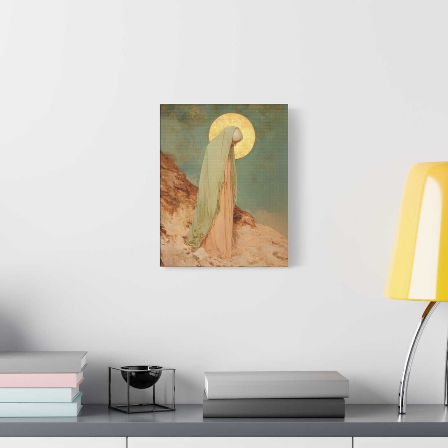Saint Melania the Elder - Desert Mother - Gallery Wrapped Canvas - Print - Religious Art for your Home - Catholic Art Print