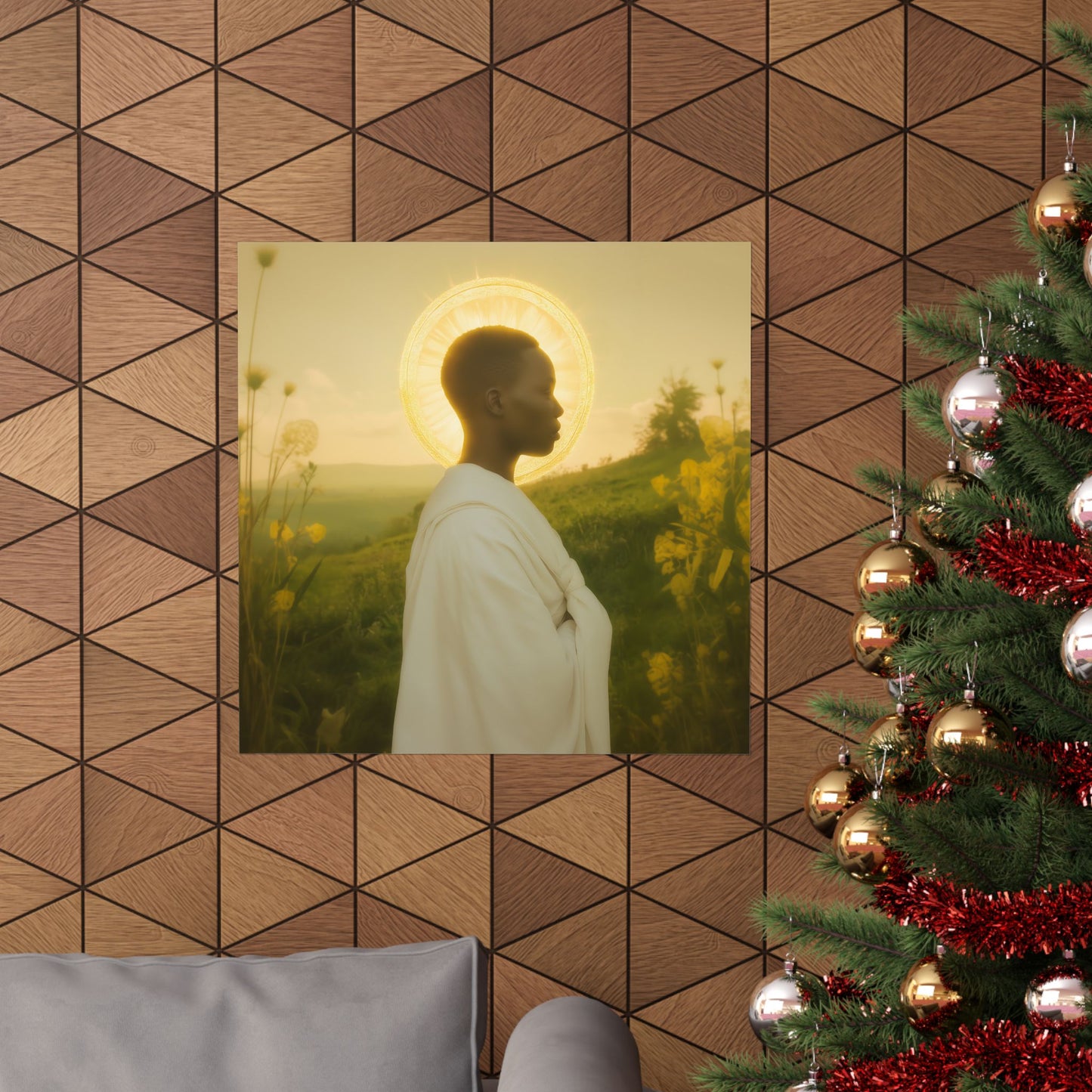 Saint Charles Lwanga- Sanctified Souls Print - Multiple Sizes - Premium Posters - Catholic Art - Christian Home Decor Artwork