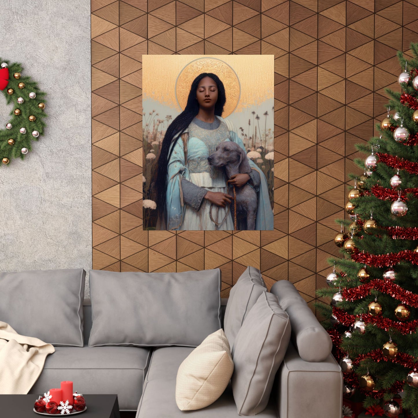 Saint Quiteria - Sanctified Souls Print - Multiple Sizes - Premium Matte Vertical Posters