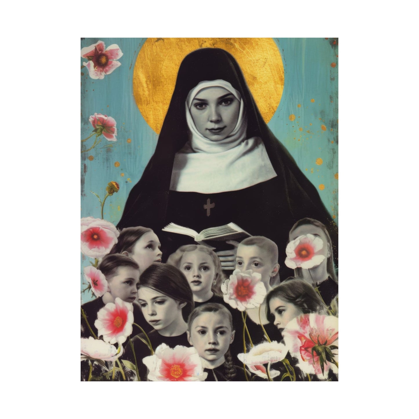 Saint Joan de Lestonnac - Sanctified Souls Print - Multiple Sizes - Premium Matte Vertical Posters