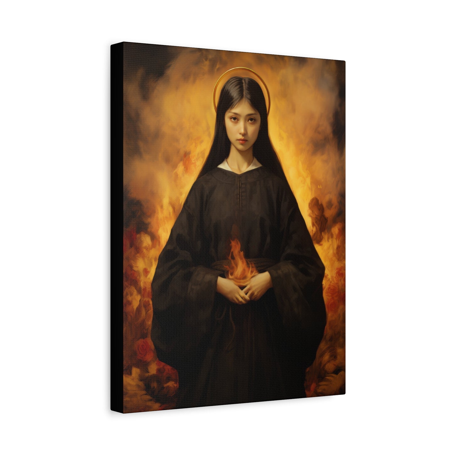Blessed Mary Magdalen Kiota - Museum Wrapped Canvas - Print - Religious Art for your Home - Christian print - Prayer Room Catholic Saint