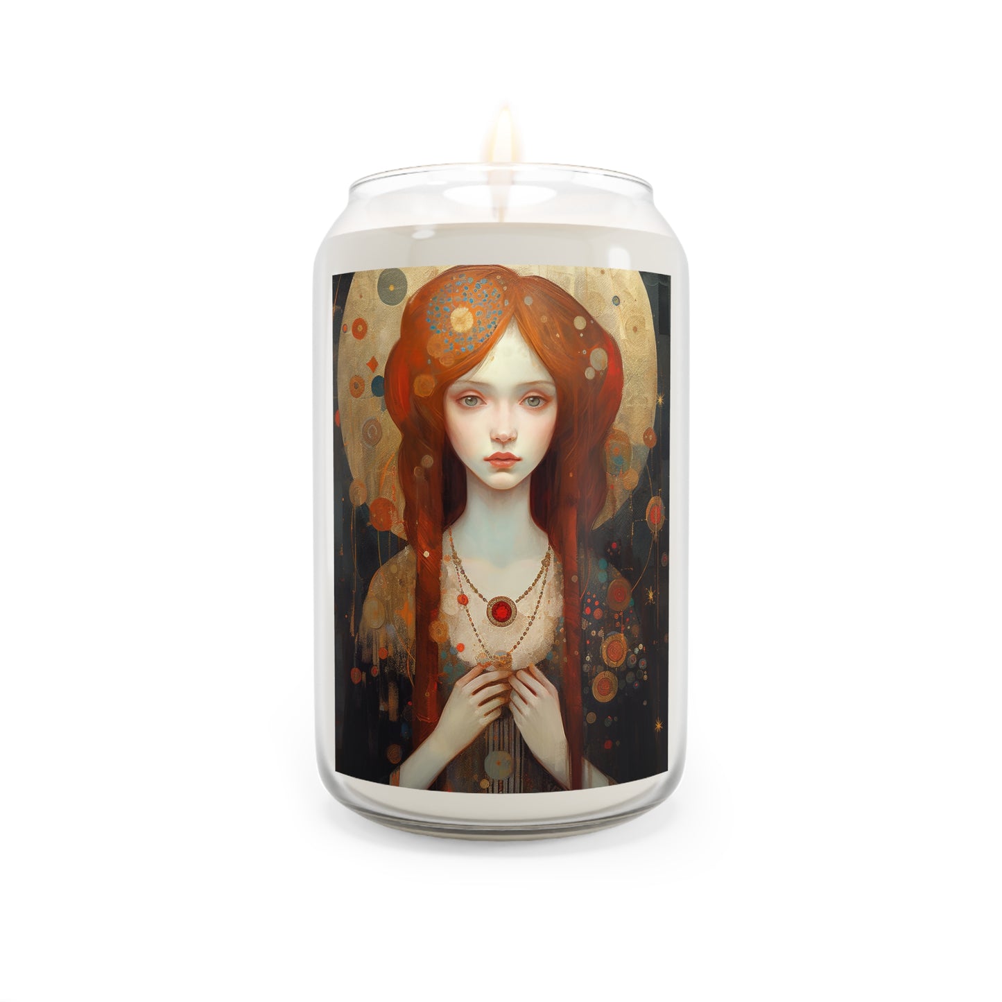 Saint Lucy - Scented Prayer Candle, 13.75oz - Tall Size - Religious Prayer Candle - Catholic Art