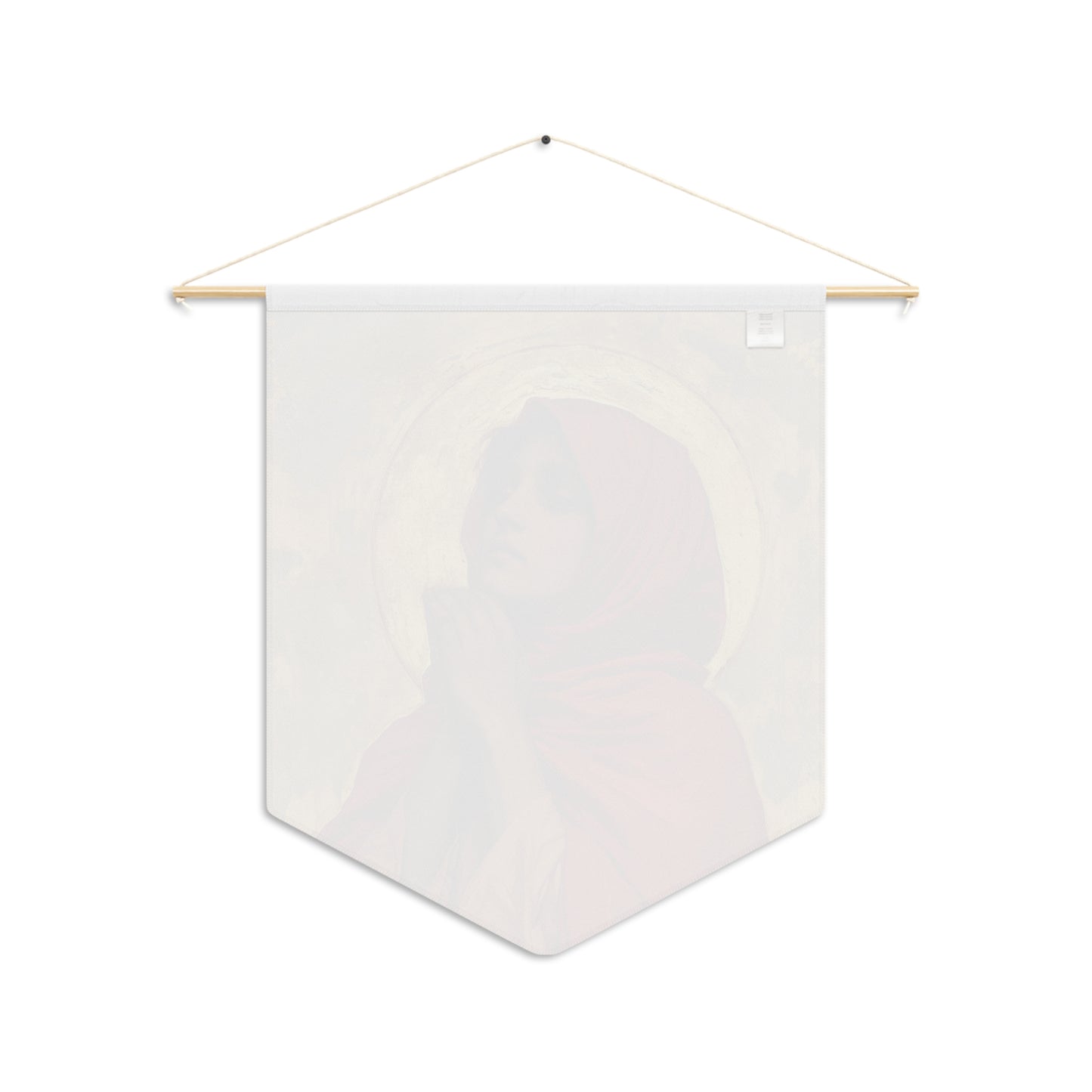Saint Laura of Cordoba Pennant / Banner / Wall Hanging - Prayer room art - 18" x 21" - Catholic prayer Religious - Large