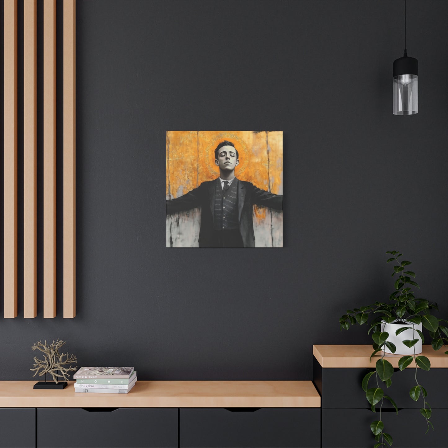 Blessed Miguel Pro- Gallery Wrapped Canvas - Print - Religious Art for your Home - Catholic Saint Art Print - Home Decor - Catholic Art