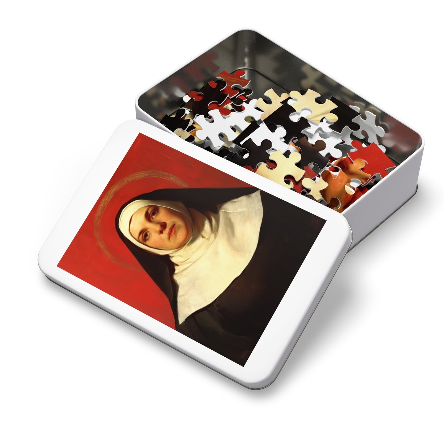 Saint Maria Giuseppa Rossello - Puzzle & Keepsake Tin - Religious Jigsaw Puzzle (30, 110, 252, 500,1000-Piece)