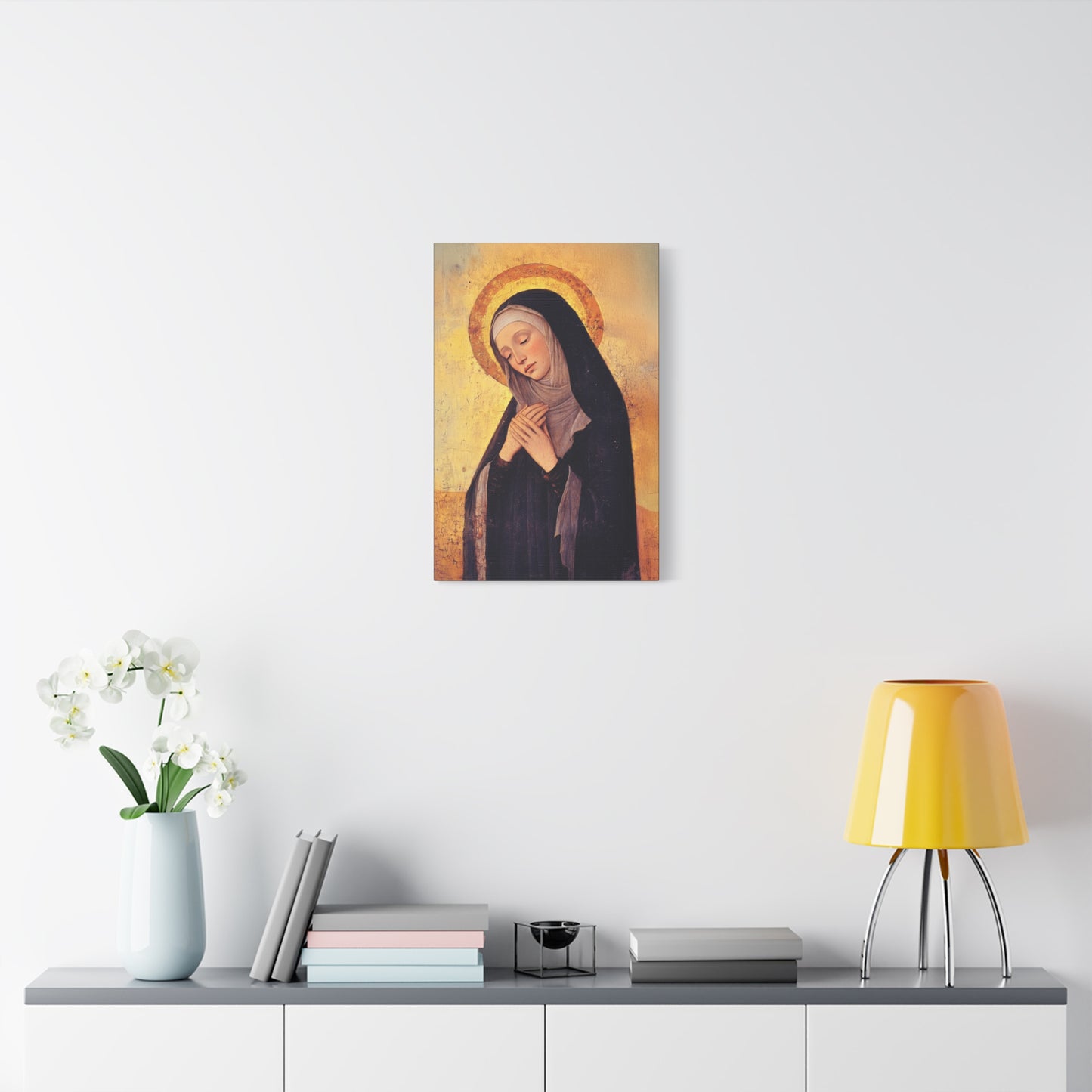 Saint Syncletica of Alexandria - Desert Mother - Gallery Wrapped Canvas - Print - Religious Art for your Home - Catholic