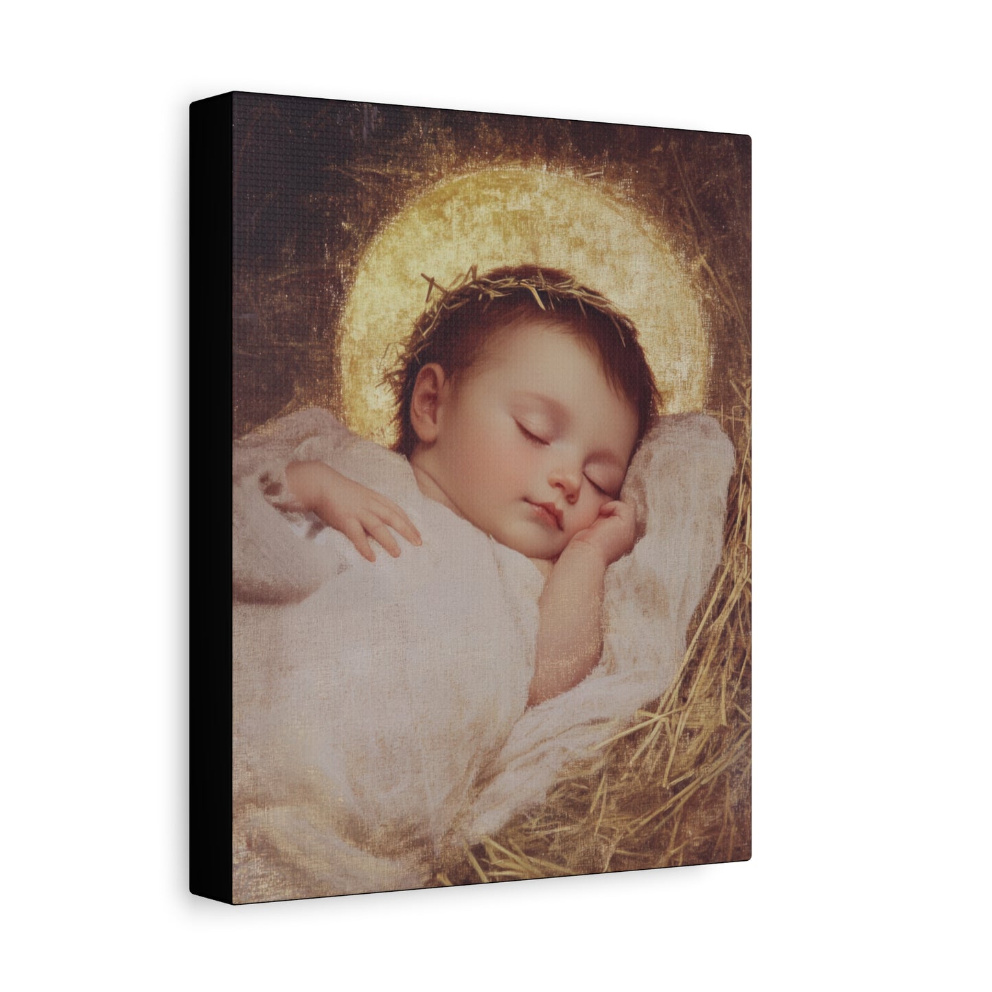 The Christ Child Born Into the Quiet of the World - Gallery Wrapped Canvas - Print - Religious Art for your Home - Catholic Art Print