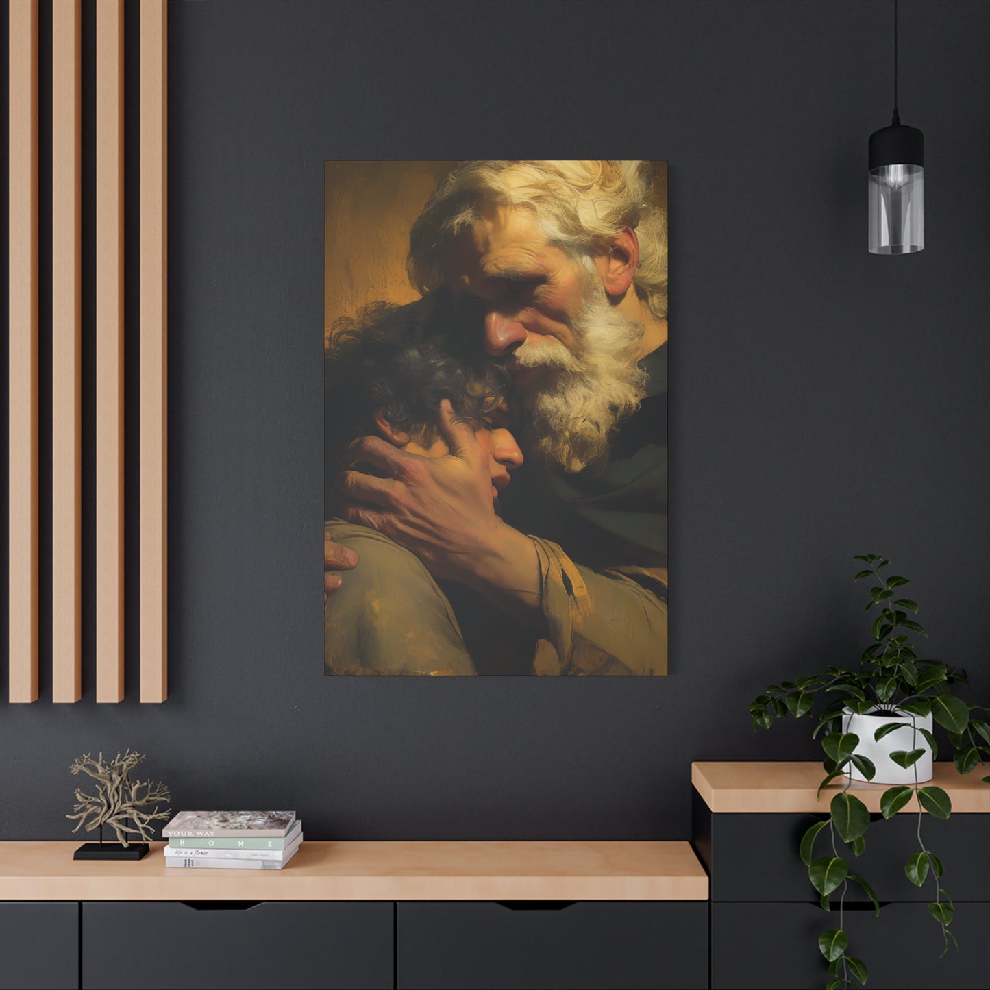 The Return of the Prodigal Son - Gallery Wrapped Canvas - Print - Religious Art for your Home - Catholic Art Print