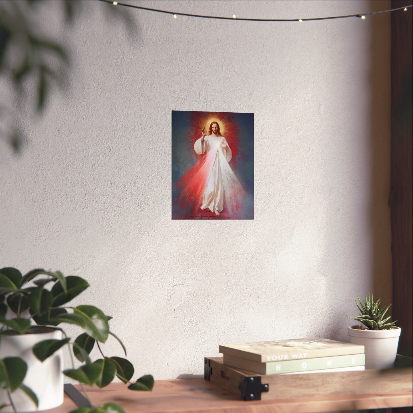The Divine Mercy - Our Lord Jesus Christ  - Sanctified Souls Print - Multiple Sizes - Premium Matte Vertical Posters