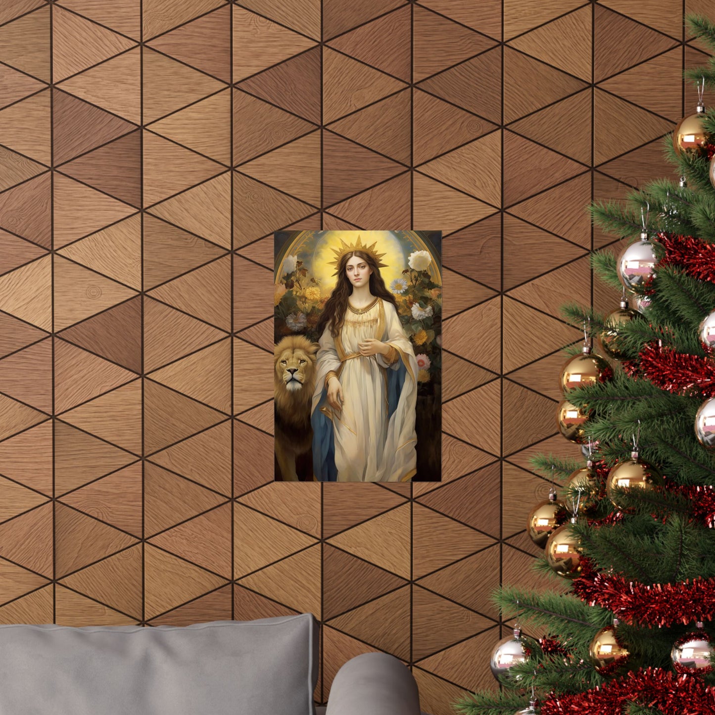 Saint Thecla - Sanctified Souls Print - Multiple Sizes - Premium Matte Vertical Posters