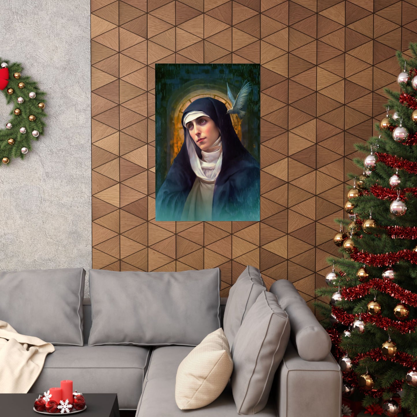 Saint Teresa of Ávila Print - Sanctified Souls Print - Multiple Sizes - Premium Matte Vertical Posters