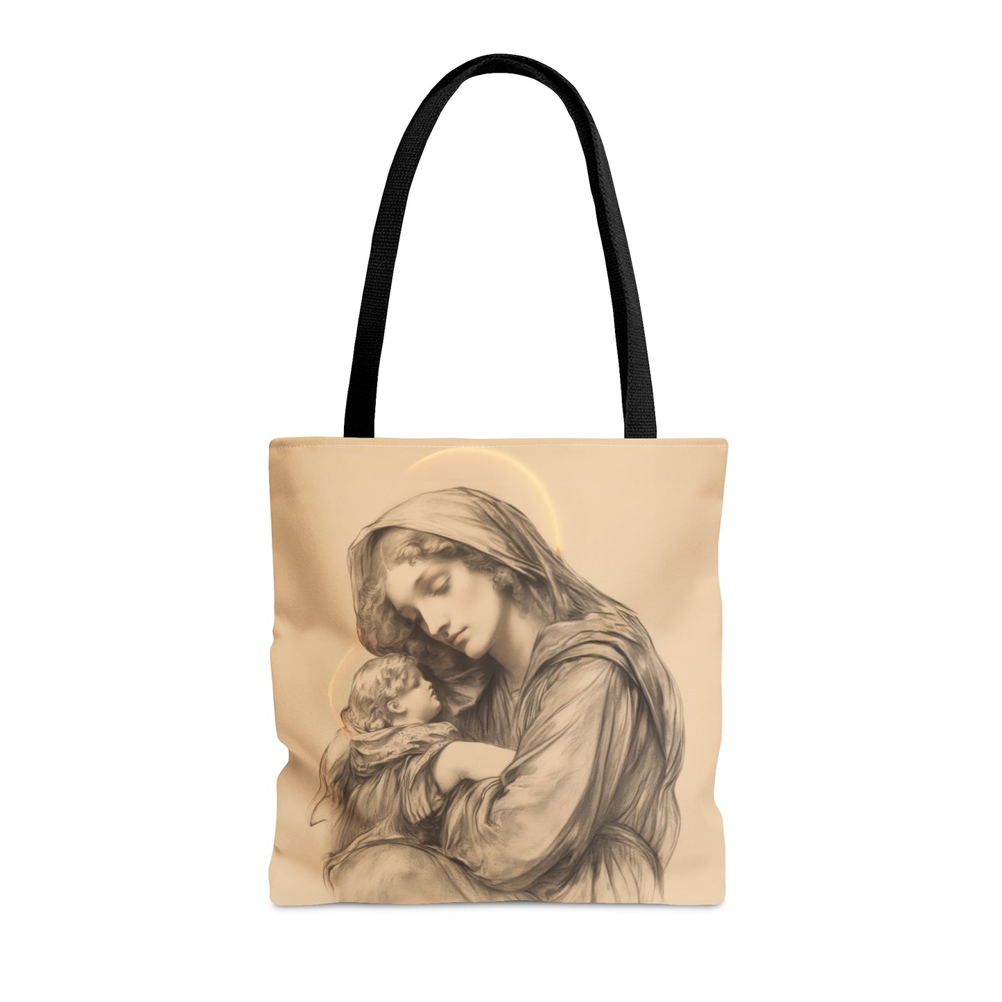 Grace Unveiled - The Nativity of the Virgin Mary Tote Bag - Large Medium Small Faith Art Bag - Catholic Faith Purse - Religious - Bible Bag