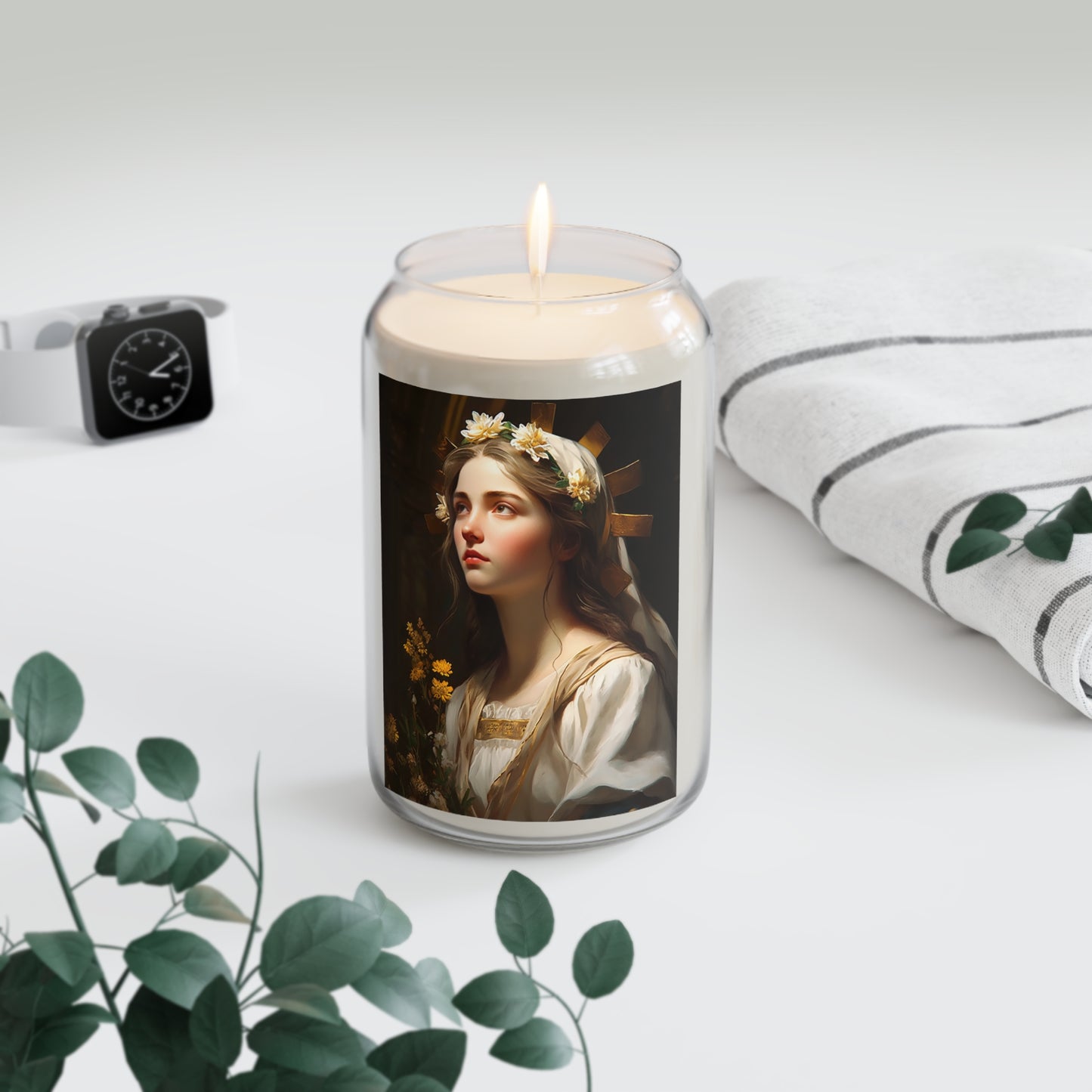 Saint Zita of Lucca - Scented Prayer Candle, 13.75oz - Tall Size - Religious Prayer Candle - Catholic Art