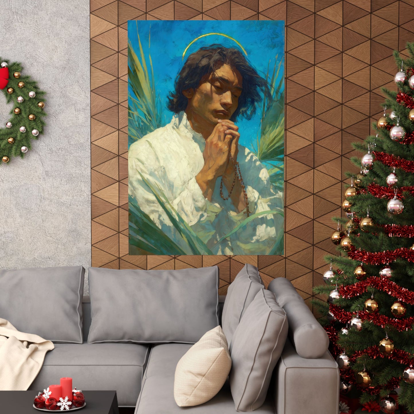 Saint Lorenzo Ruiz -  Catholic Art - Multiple Sizes - Premium Posters - Catholic Art - Christian Home - Catholic Saint Art