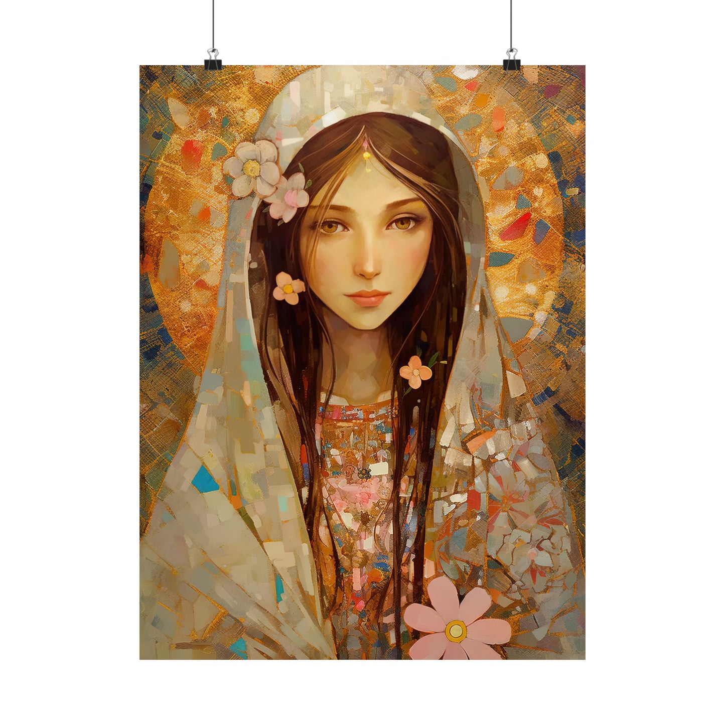 Saint Maria Goretti - Sanctified Souls Print - Multiple Sizes - Premium Matte Vertical Posters